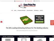 Tablet Screenshot of easypricepro.com